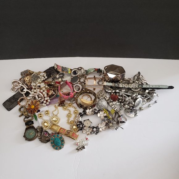 Other - Junk Drawer Jewelry Craft Lot